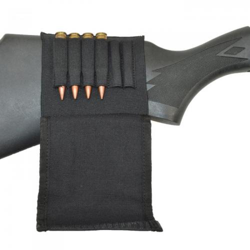 アンクル・マイク 銃床用弾差 (ライフル6発) Butt Stock Shell Holder, Rifle, Flap Style, 6 loops