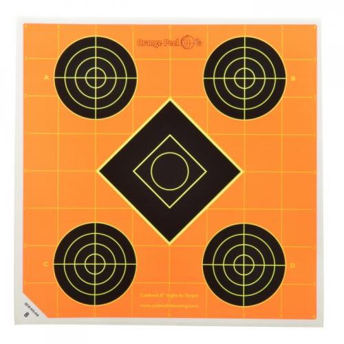 コールドウェル 標的 Orange Peel 8″ Sight-In Target